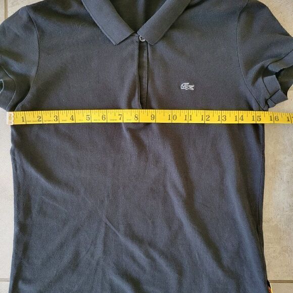 Lacoste polo shirt, size 38, Black color‎ - Picture 7 of 7